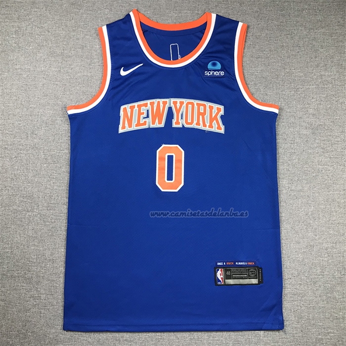 Camiseta New York Knicks Donte Divincenzo NO 0 Icon Azul